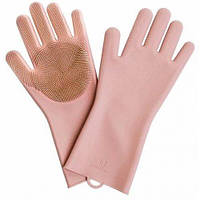 Силиконовые перчатки Xiaomi Jordan-Judy Silicone Gloves Pink