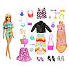 Новорічний Адвент календар Барбі 2021 з одягом, аксесуарами та лялькою Barbie Advent Calendar (GXD64), фото 2