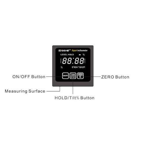 Кутомір електронний (інклінометр) PROTESTER 5415-90B, фото 1