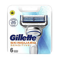 Сменные картриджи Gillette Skinguard Sensitive 6 шт (7702018586820)