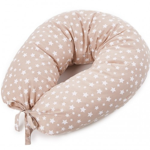 Подушка для годування Baby Veres Smiling animals beige 165х70 см, фото 1