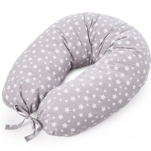 Подушка для годування Baby Veres Smiling animals grey 165х70 см