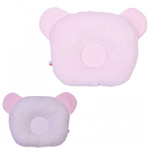 Подушка ортопедична Baby Veres "Velour Pink lignt"