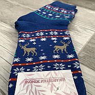 Шкарпетки жіночі махрові х/б Смалій, 23-25 розмір, малюнок 189 волошкові, 036066, фото 2