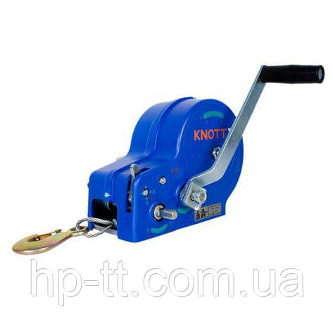 Лебідка Knott AutoFlex з тросом 10,8 м 900 кг 6X0017.208, фото 1