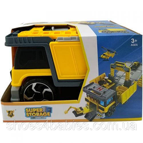 Пластикова машинка "Гараж — самоскид"