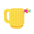 Кружка лего - чашка конструктор в стилі LEGO 350 мл жовта, фото 2