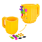 Кружка лего - чашка конструктор в стилі LEGO 350 мл жовта, фото 3