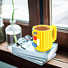 Кружка лего - чашка конструктор в стилі LEGO 350 мл жовта, фото 4