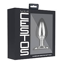 Алюмінієва анальна пробка з вібрацією і дистанційним керуванням Nexus Cestos SO5414, фото 4