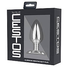 Алюмінієва анальна пробка з вібрацією і дистанційним керуванням Nexus Cestos SO5414, фото 5