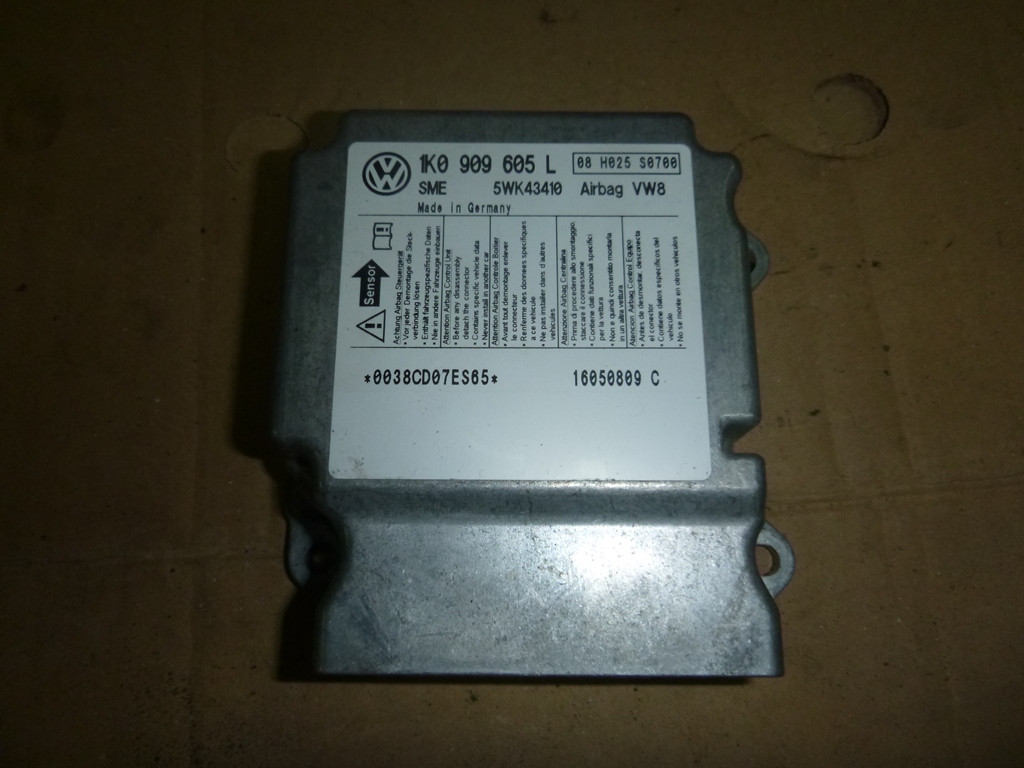 Блок AirBag Skoda OCTAVIA 2 A5 2004-2009 (Шкода Октавия А5), 1K0909605L ...