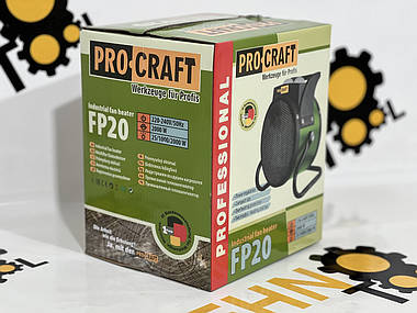 Тепловентилятор керамічний Procraft FP20., фото 6