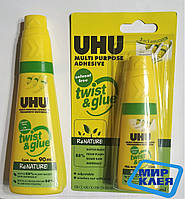 Універсальний клей без розчинника UHU twist&glue solvent free 90 мл