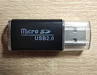 Карт-Ридер Mini Usb 2.0 для чтения Micro SD