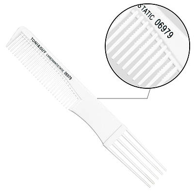 Гребінь Carbon T&G двосторонній Білий 06979