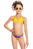 Яркий детский купальник для девочки Arina Италия GM151702 Желтый 128-134см ӏ Пляжная одежда для девочек .Хит!