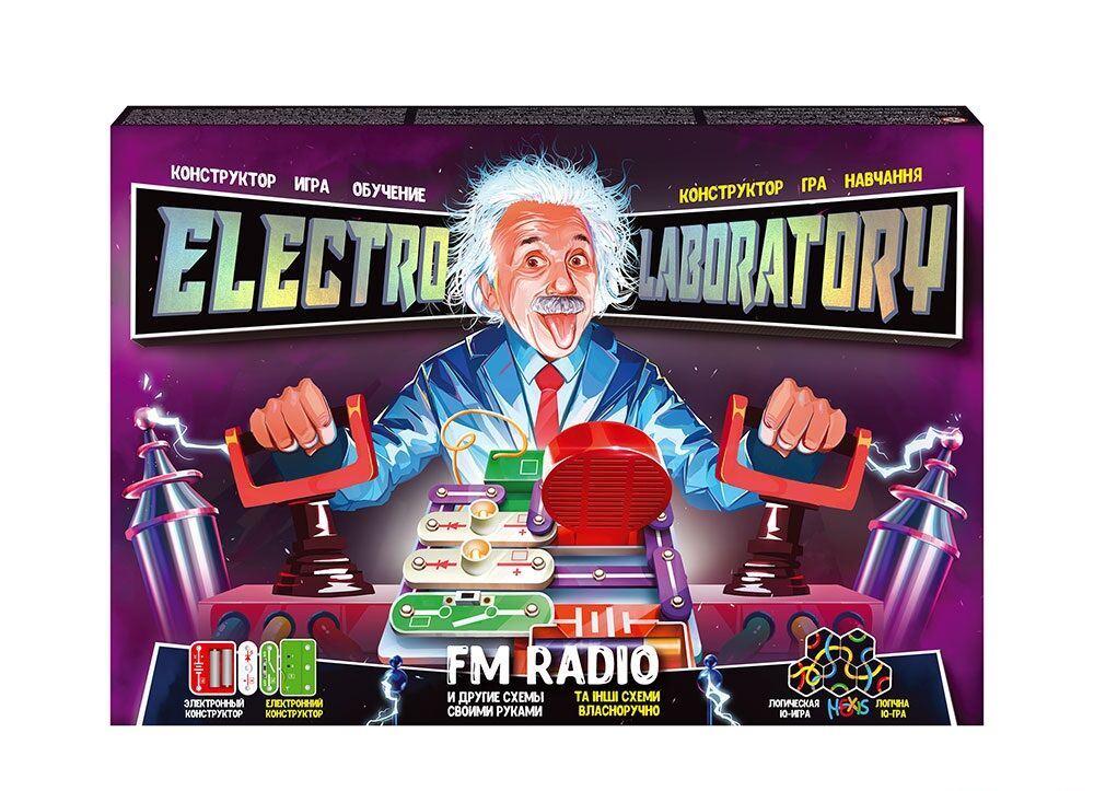 Дитячий електронний конструктор Electro Laboratory FM Radio ELab-01-01 Радіо розвиваюча іграшка для дітей