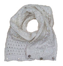 Дитячий шарф для дівчинки Pezzo D'oro Італія S06 K63006 білий весняна осіння демісезонна Хіт!