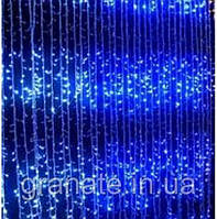 Світлодіодна гірлянда Водоспад 3х1.5м, 320LED колір: синій