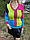 Пуловер жіночий мис різнобарвний, фото 2