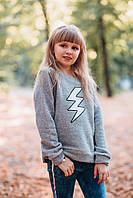 Детский свитшоты для девочки TIFFOSI Португалия 10030972 Серый .Хит!
