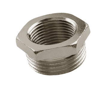 Футорка нікельована 1"х3/4" НВ, фото 1