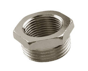 Футорка нікельована 1/2"х1/4" НВ (під манометр)