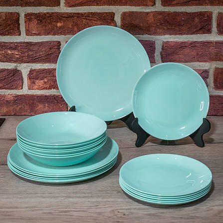 Сервіз Luminarc DIWALI LIGHT TURQUOISE 18 предметів, фото 2