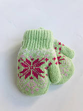 Зимові теплі Дитячі рукавиці 1-2 роки NIKOLA Польща MICHELLE мікс Хіт!