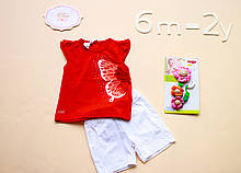 Дитячі шорти для дівчинки Одяг для дівчаток 0-2 iDO Італія 4 Y010 Білий Хіт!