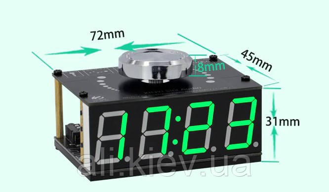 Підсилювач 2х50Вт, Bluetooth 5,0, AUX, USB управління з телефону XY-W50L з годинником Wi-Fi