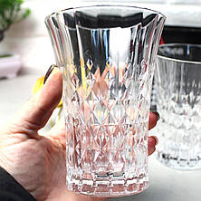 Набір високих склянок з кришталевого скла Eclat Lady Diamond 360 мл x 6 шт (L9746), фото 2