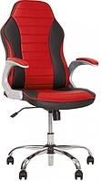 Комп'ютерне ігрове геймерське крісло Геймер Gamer Tilt Екокожа eco-30/eco-90 чорно-червоний