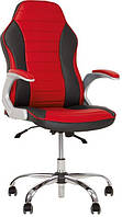 Комп'ютерне ігрове геймерське крісло Геймер Gamer Anyfix Екокожа eco-30/eco-90 чорно-червоне