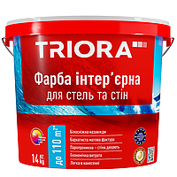 Краска интерьерная для стен и потолков 7кг TRIORA