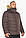 Куртка прямого крою чоловіча колір шоколад модель 49868 р - 50 52, фото 4