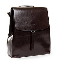 Коричневый городской женский сумка-рюкзак Alex Rai из натуральной кожи, повседневный рюкзак девушке