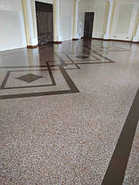 Декоративне покриття EP Floor Decoflakes з кольоровими чіпсами. Покриття підлоги для офісів та торгових залів., фото 4