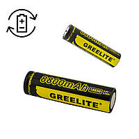 Аккумулятор 18650 Greelite 4.2V 9.6Wh Li-ion батарейка для фонарика, перезаряжаемые батарейки (GK)
