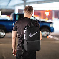 Рюкзак спортивний Nike сітка, стильний якісний з тканини місткий молодіжний спортивний рюкзак