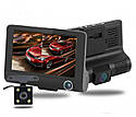 Відеореєстратор для авто C9 LCD 4" WDR 1080P Full HD (3 камери), фото 5