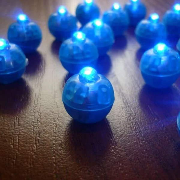 Светодиоды для воздушных шариков синие - фото 1 - id-p1534696531