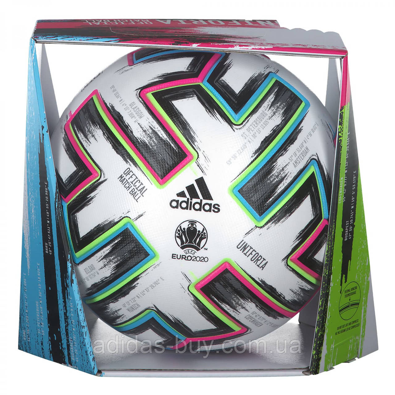 Футбольний м'яч adidas Uniforia Pro FH7362 EURO 5 професійний