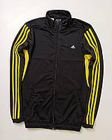 Олимпийка чёрная мужская Adidas. Размер - S.