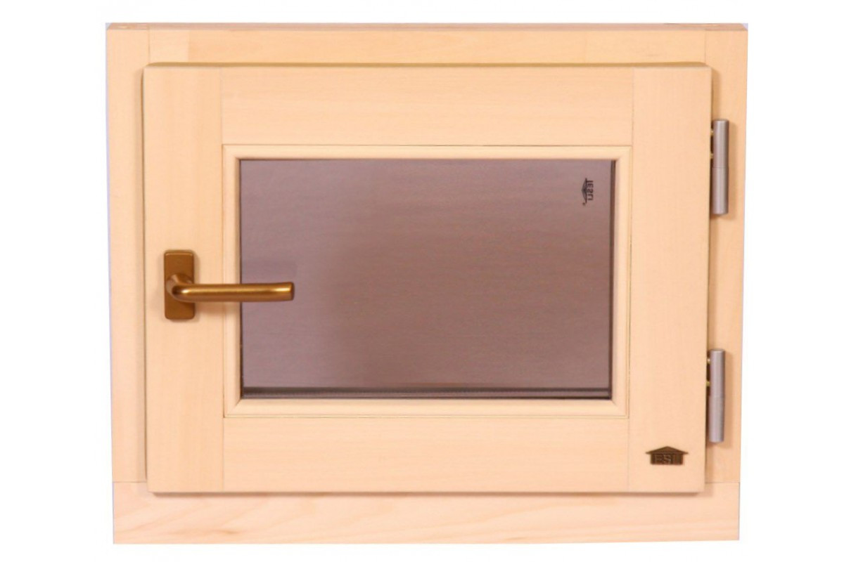 Вікно для сауни Tesli поворотне 600 х 500, фото 1