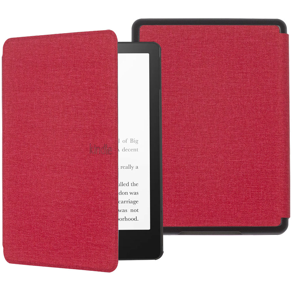 Чохол Galeo Superslim для Amazon Kindle Paperwhite 11th Gen (2021) Textile Red, фото 1
