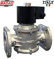 Електромагнітний клапан для газу EV-1, DN32, P = 1 bar, НЗ, автоматичний MADAS (Мадас) Італія. Електроклапан.