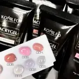 Komilfo AcryGel 002 Milky White, 30 г, фото 8
