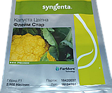 Флейм Стар F1 10 шт. насіння жовтогарячої цвітної капусти Syngenta Голландія, фото 4